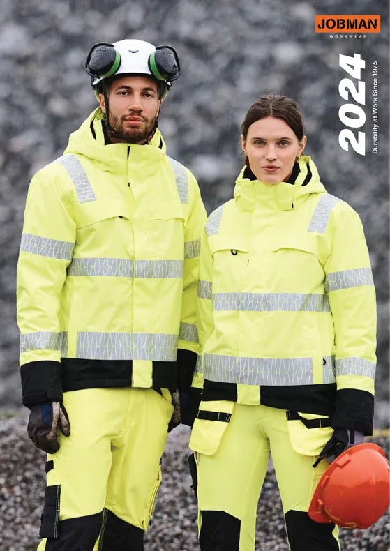 Cover of the Jobman Workwear catalogue