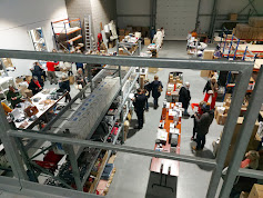 Attent op een vakbeurs