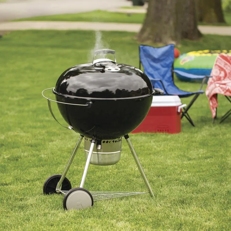 Een barbecue van Weber